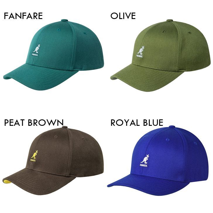 カンゴール] Leather Patch Flexfit BB レザー パッチ フレックス