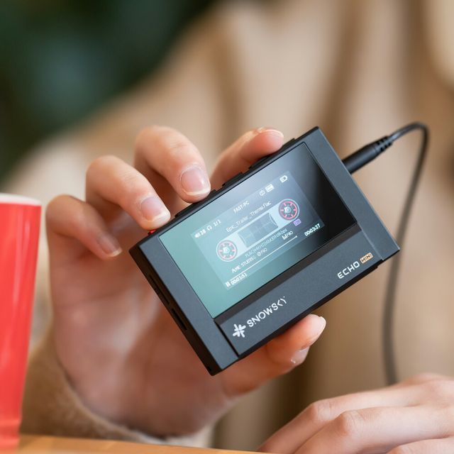 【美品】SKY ECHO MINI デジタルオーディオプレーヤー ロゴ入りクロスプレゼント》 FIIO デジタルオーディオプレーヤー