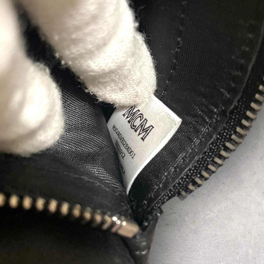  MCM 長財布 ブラック ヴィセトス 小銭入れ付き 長財布 小物