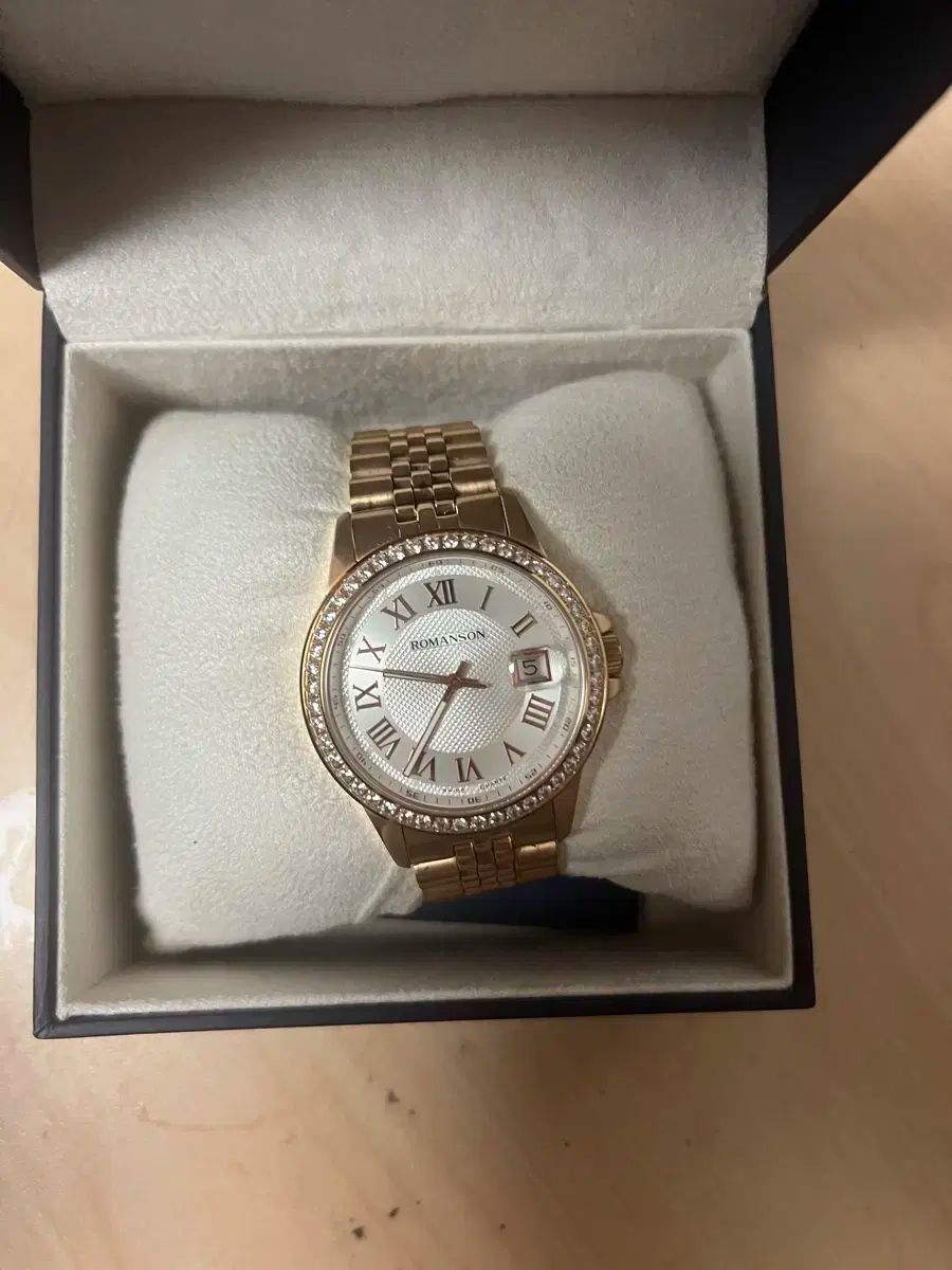 ROMANSON ロマンソン 男性 メタル 時計