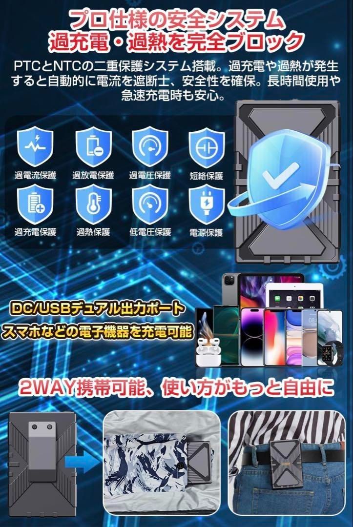 52V暴風ファンバッテリーセット 新型 WWW_KANDAIZUMI_COM