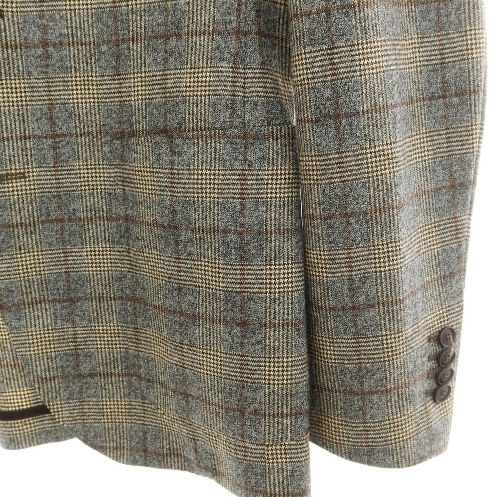 中古】タリアトーレ TAGLIATORE ウール チェック テーラードジャケット