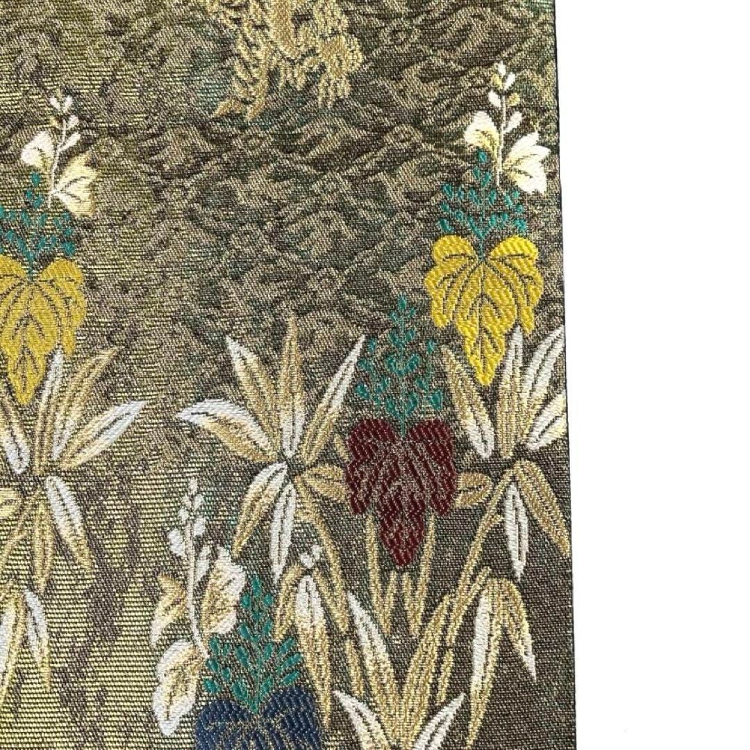 袋帯 桐の花 鳳凰 竹 金糸 鳥 菱 着物 044a d - メルカリ