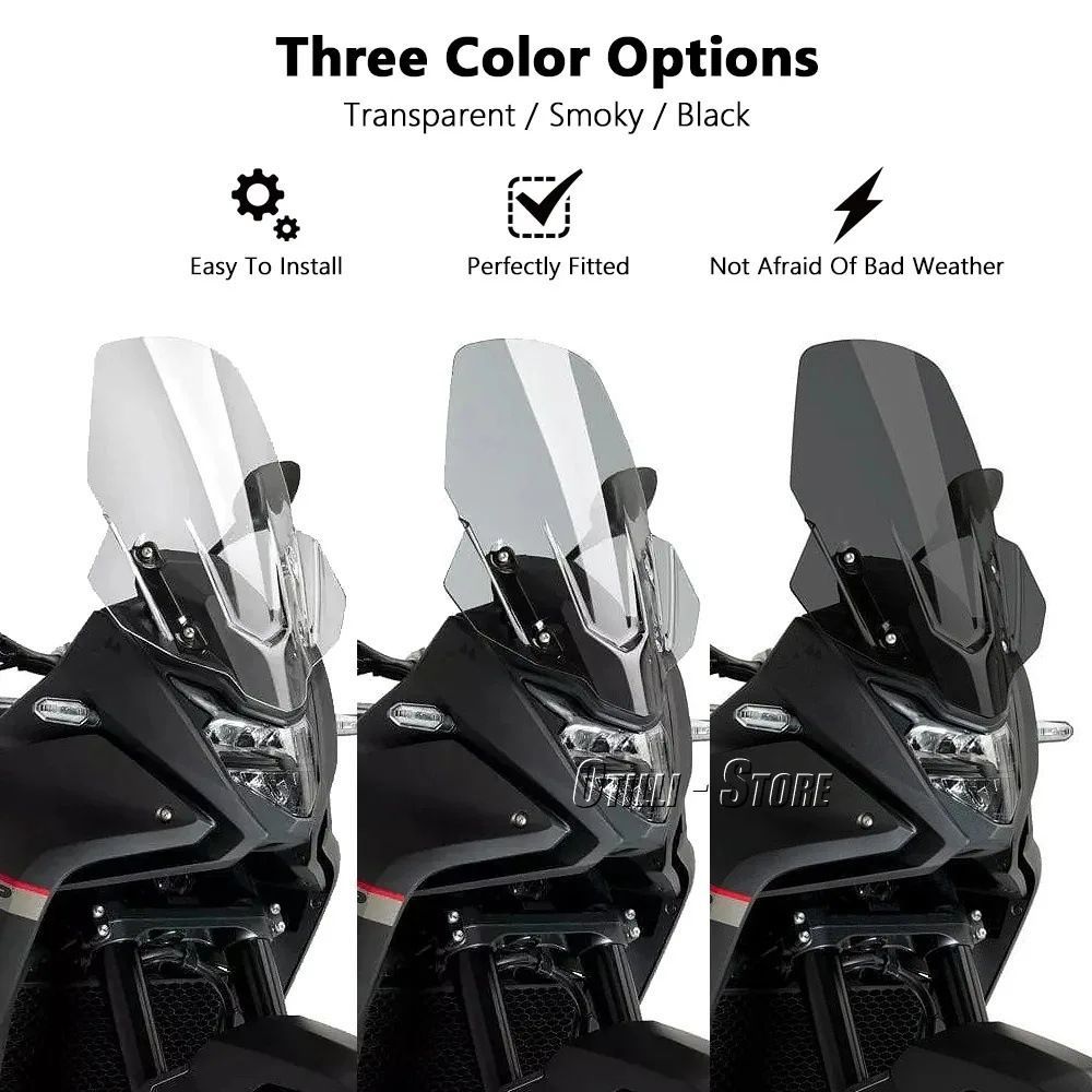 HONDA XL750 Transalp 2025対応 高さ調整 フロントウインドシールド カスタムパーツ ZZ520