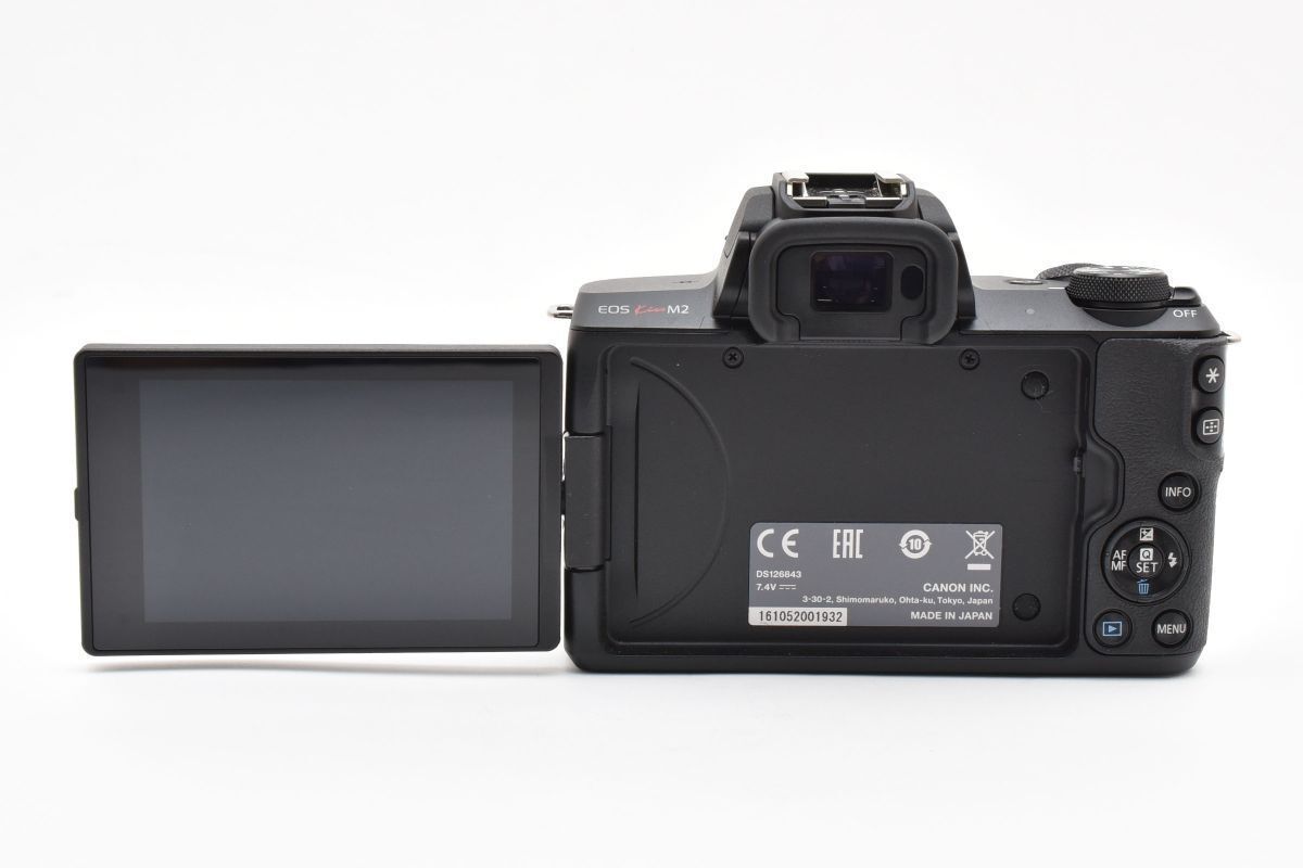  上品 CANON EOS Kiss M 2 EF 15 45 mm F 3 5 6 IS STM 充電器付き AYM 4368 464 ミラーレス一眼 デジタルカメラ