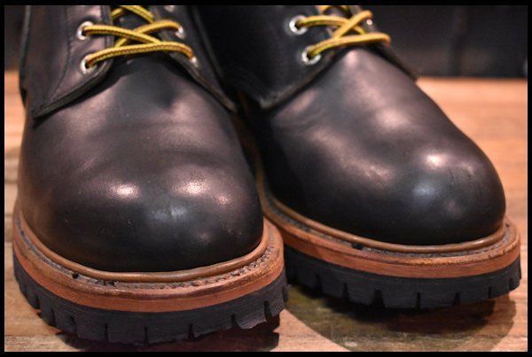 【8.5D 良品 11年】レッドウィング 218 ロガー 黒 ブラック スチール無し レースアップ ロング ブーツ redwing 2218 699  HOPESMORE【ED467】