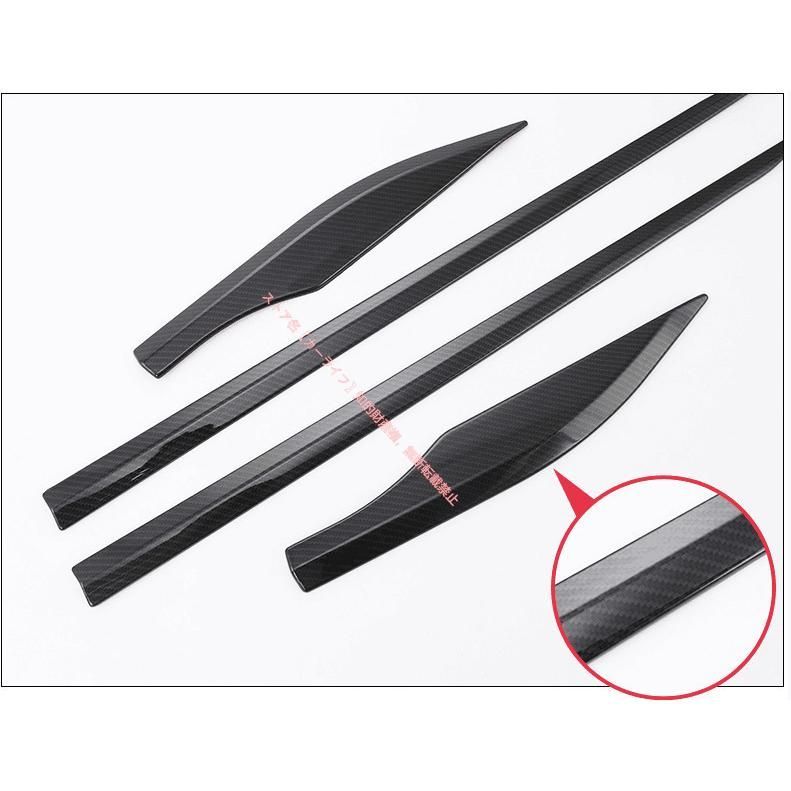 トヨタ TOYOTA CHR C-HR ZYX10 NGX50 サイドドアモール サイドリップ ガーニッシュ サイドドア ABS 3色 4PCS