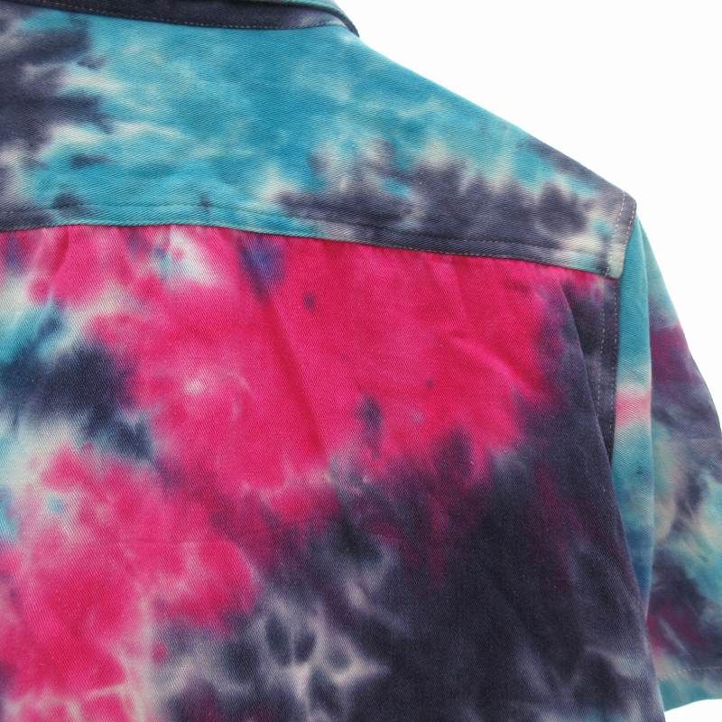 レフラー LEFLAH シャツ 半袖 タイダイ XL ピンク /JS - メルカリ