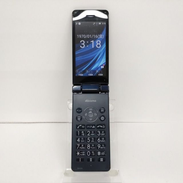 AQUOS ケータイ SH-02L docomo ブラック 送料無料 本体 c00922
