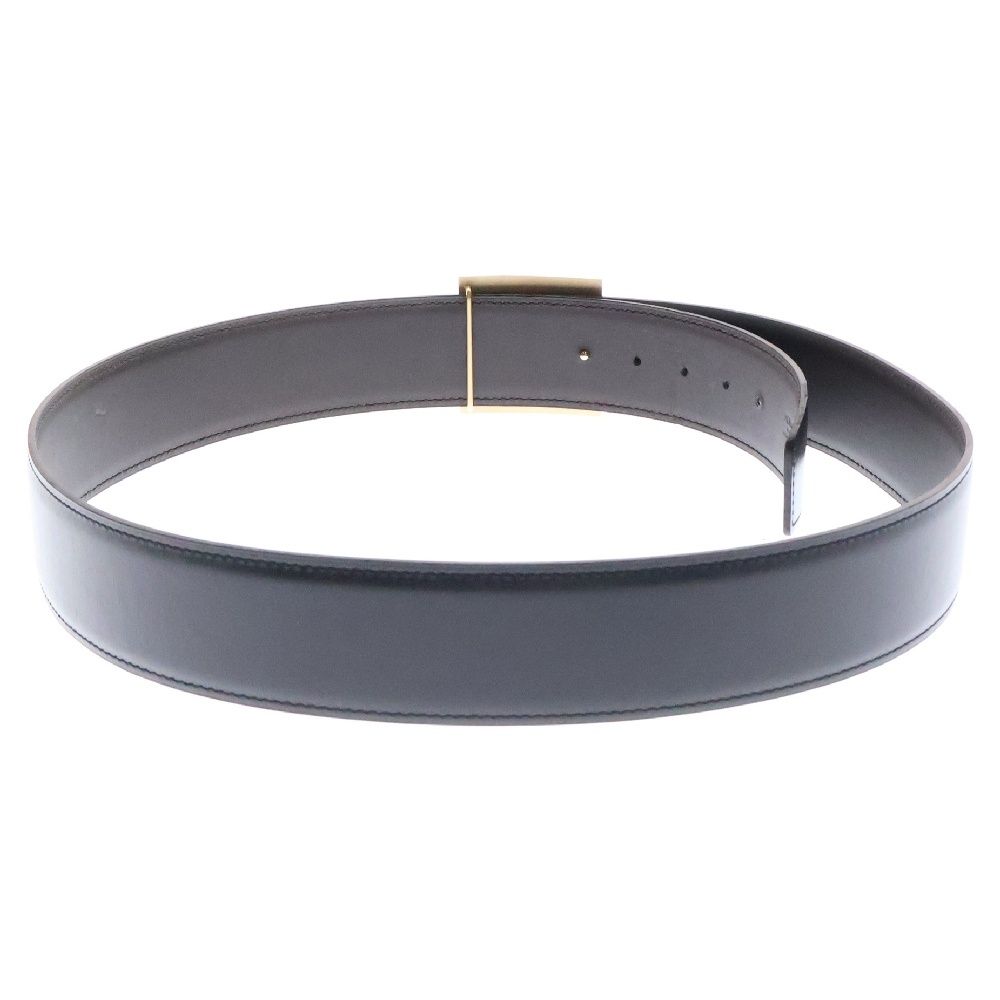 新品同様 エルメス メドール ブラック リバーシブル カフス カフリンクス 