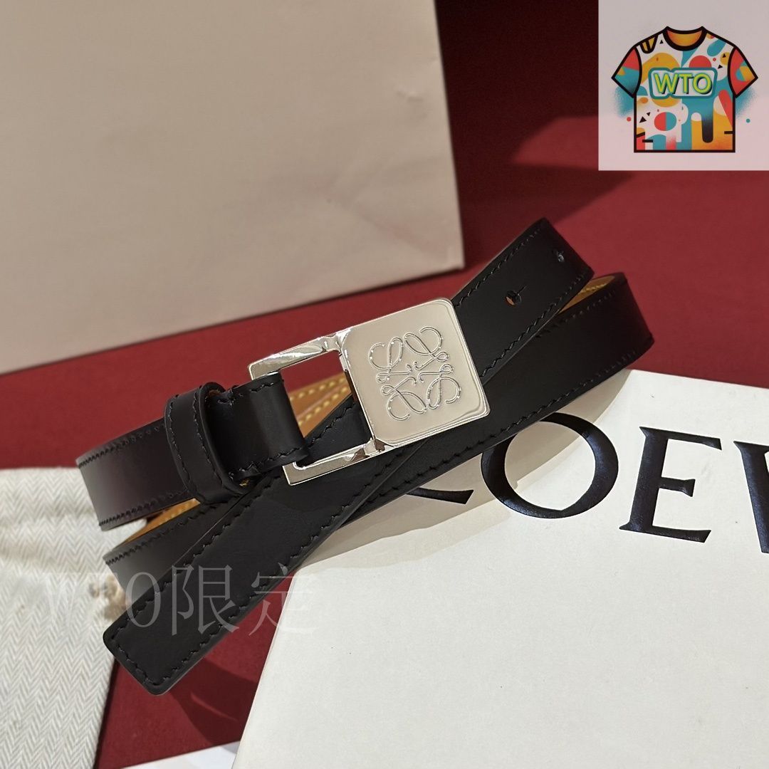 今日WTO】Loewe スムースレザー Amazona ロックベルト-1-PG36