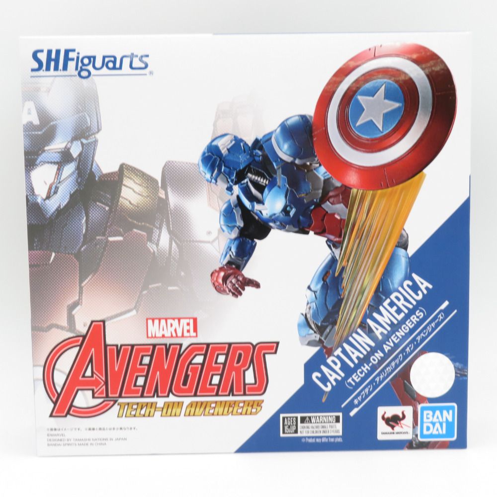 フィギュアーツ キャプテンアメリカ 開封品 TECH-ON AVENGERS】S.H.フィギュアーツ『キャプテン・アメリカ
