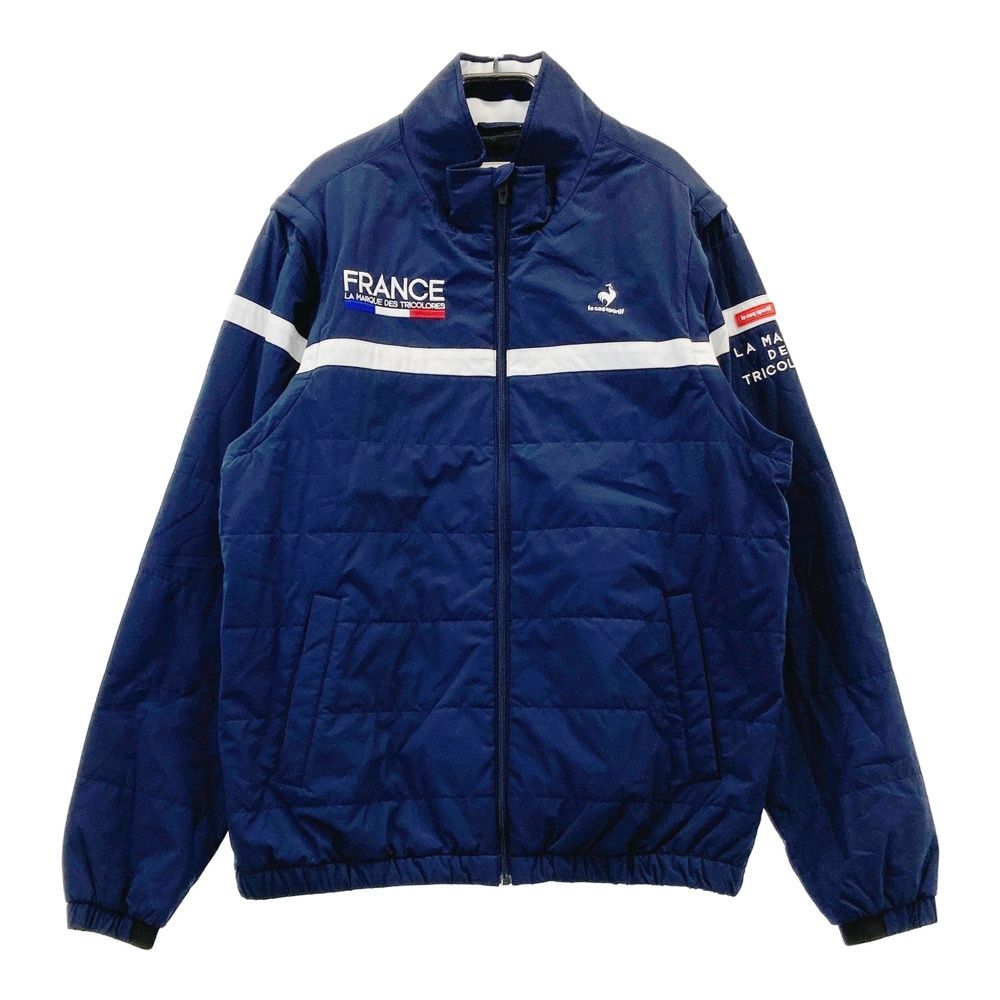 サイズ 3L LE COQ GOLF ルコックゴルフ 2WAY 中綿 ジップジャケット ネイビー系 240101393710 ゴルフウェア メンズ ストスト
