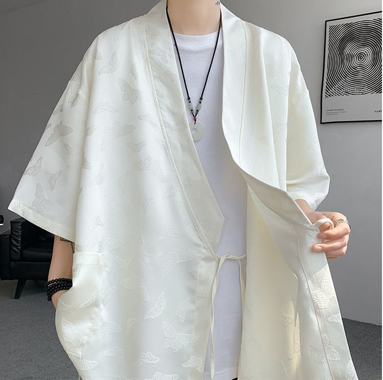 カーディガン メンズ カジュアルシャツ ス 上着 薄手 五分袖 おしゃれ カジュアル おしゃれ ファッション 夏秋 無地 シンプル かっこいい メンズ UVカット ライトアウター 五分袖 カジュアルシャツ