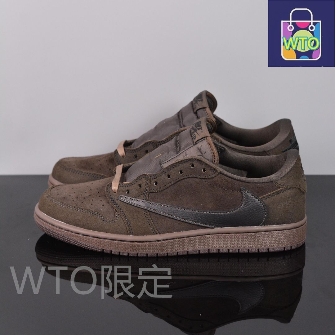 Nike travis scott x jordan air jordan 1 low OG velvet brown｜ ｜ ♥-WTO輸入1