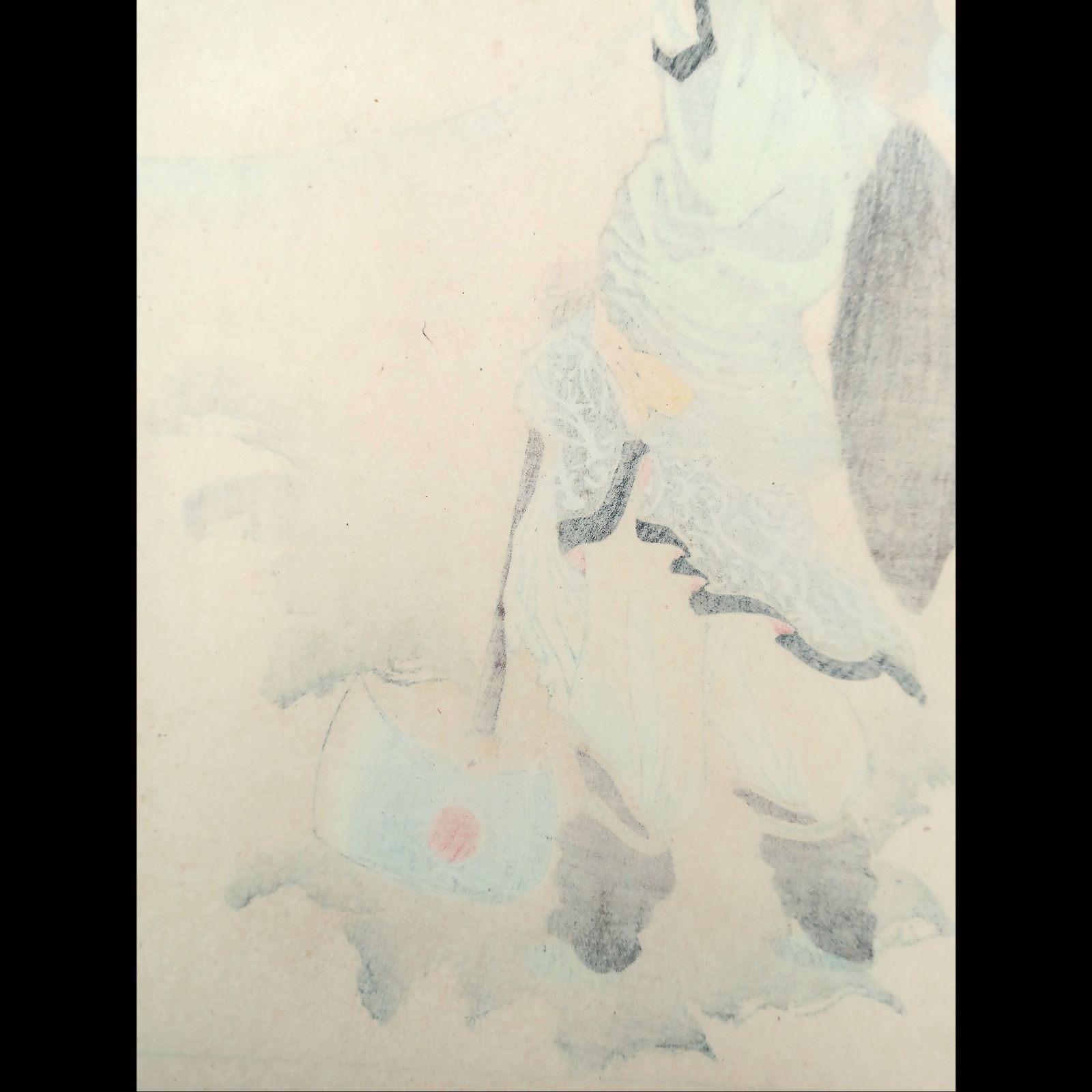 【真作】月岡芳年　有名シリーズ　月百姿「つきのかつら　呉剛」1886年当時作 月岡芳年による浮世絵「「月百姿」 「つきのかつら 呉剛」」