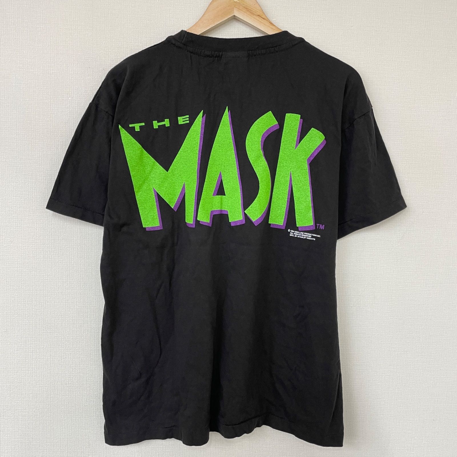 THE MASK 両面プリント Tシャツ 半袖 L,XL ブラック ムービーT - メルカリ