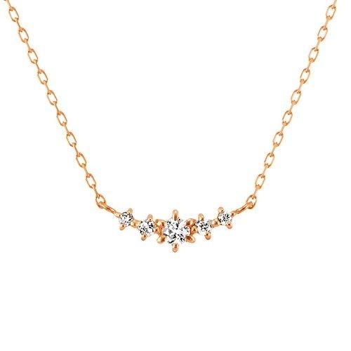 canal4℃ カナルヨンドシー K10ピンクゴールド PG ネックレス ダイヤモンド 151336123118