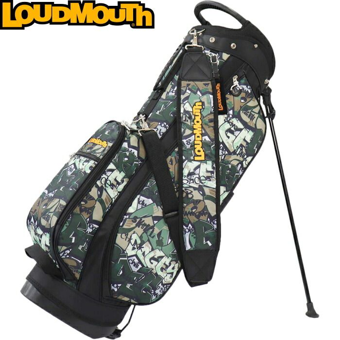 【新品】ラウドマウス キャディバッグ 8.5型 タグスカモ 159 CB0031 LOUDMOUTH ラウドマウス LM-CB0031 スタンドキャディバッグ 8.5型 Tags