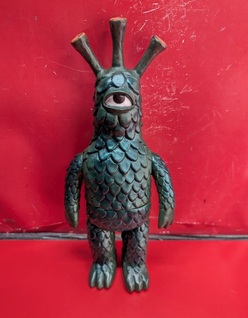 マーミット ビニールパラダイス バルザス 緑成型 緑メタスプレー