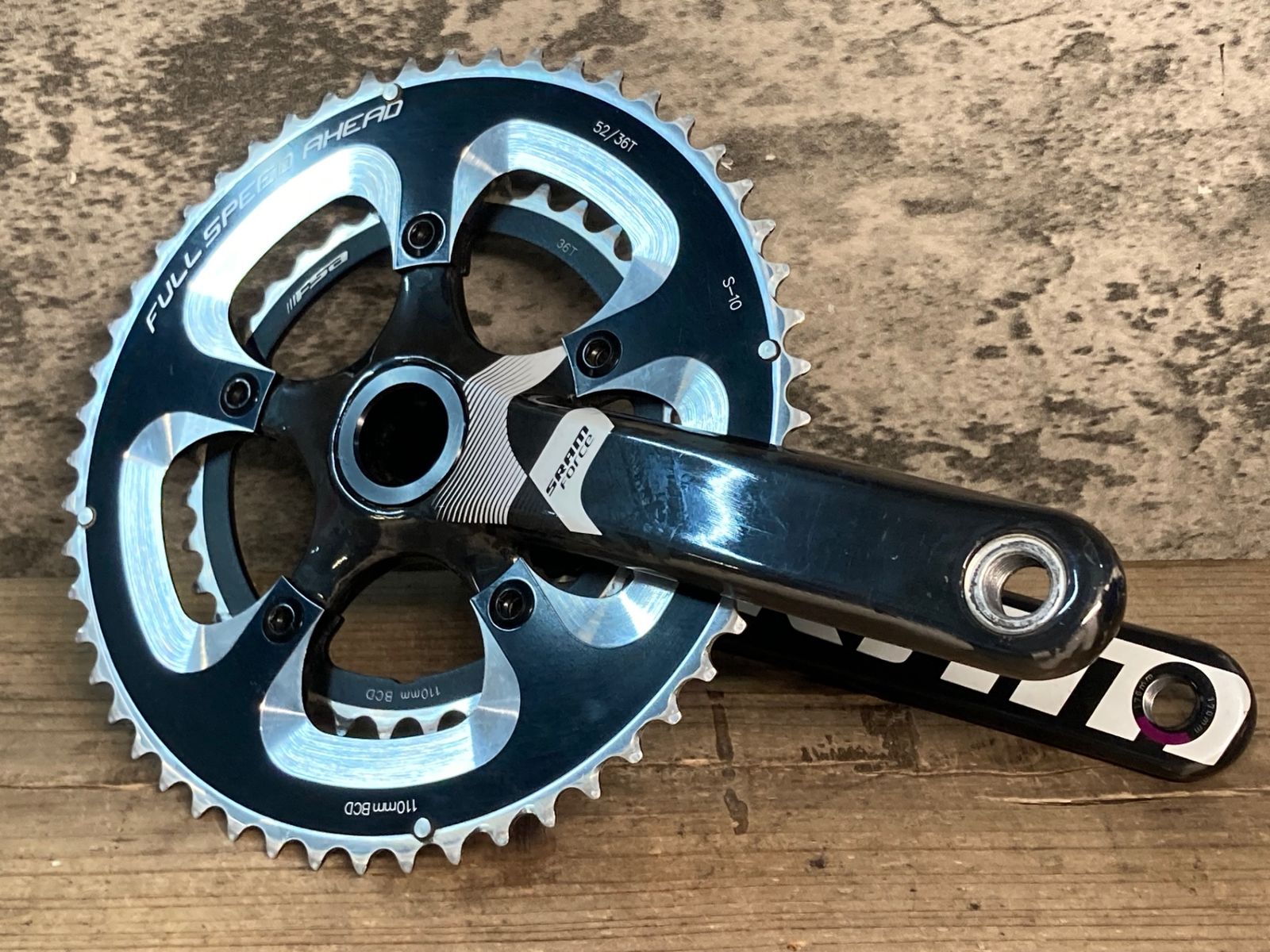 JN046 スラム SRAM フォース FORCE クランクセット 52|26T 170mm BB30 チェーンリングFSA