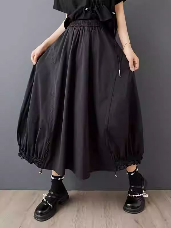 新品 2025新作 モード系 春夏新作 大きいサイズ デザイン 気質 無地