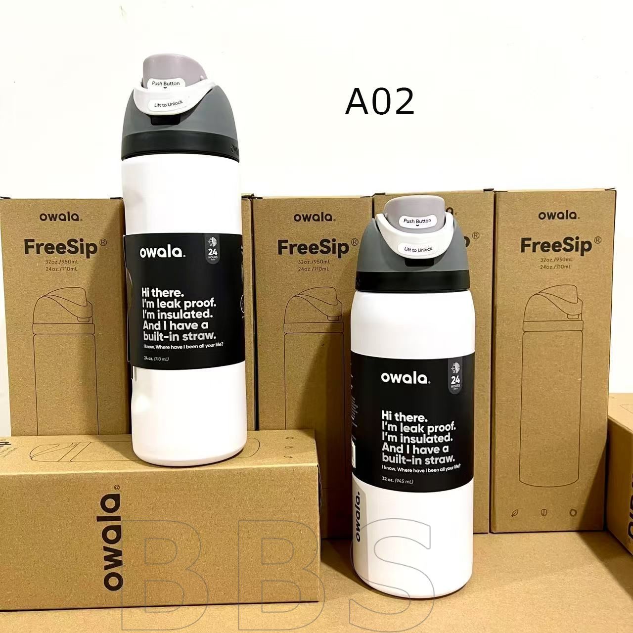 新品!未使用 owala 水筒 32oz 950ML 漏れ防止 断熱 ストロー内蔵
