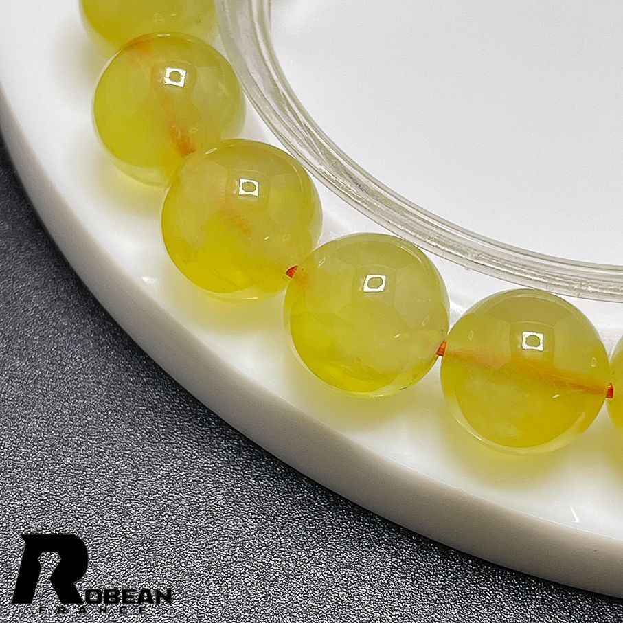 逸品 EU製 定価8万円ROBEAN・ゴールデンプレナイトパワーストーン ブレスレット 天然石 原石 綺麗 お守り 貴重 貴重 幸運 贈り物 ギフト プレゼント2  10.8-11.3mm C603847