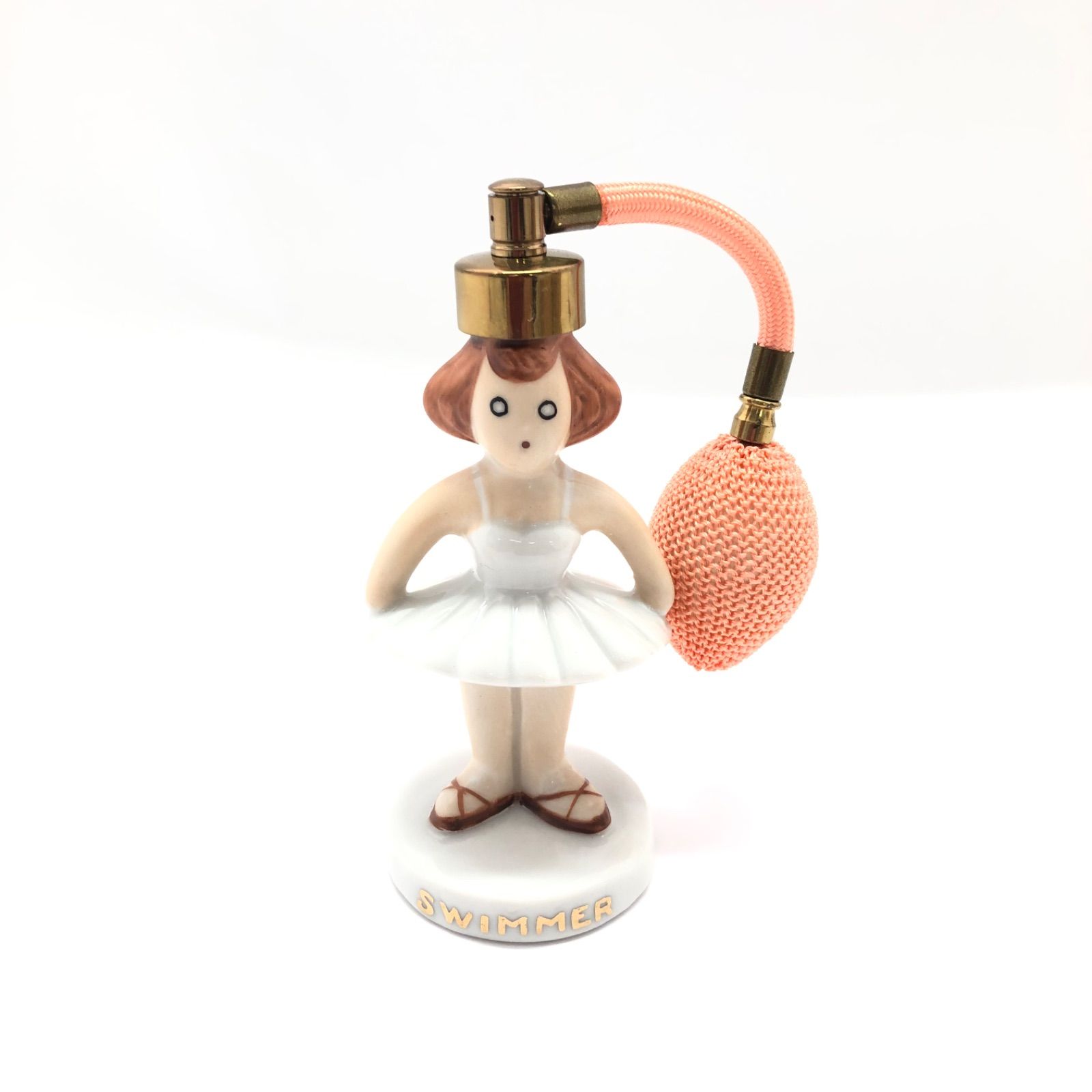 未使用品 SWIMMER スイマー 香水瓶 バレリーナ 陶器 箱付き