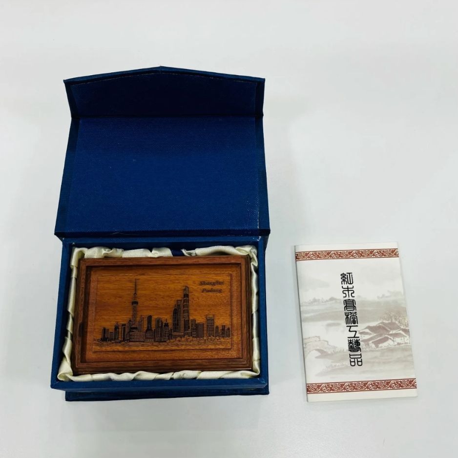 A【未使用】中国 小物入れ アクセサリーボックス 木箱 チャイナ