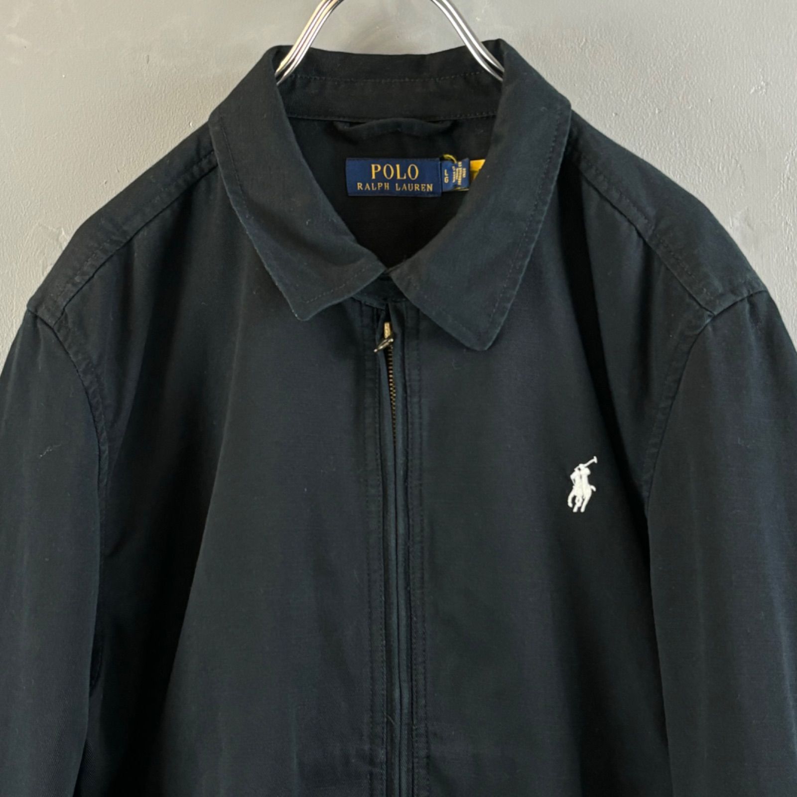 POLO RALPH LAUREN Logo Embroidery Swingtop Jacket Black ポロ