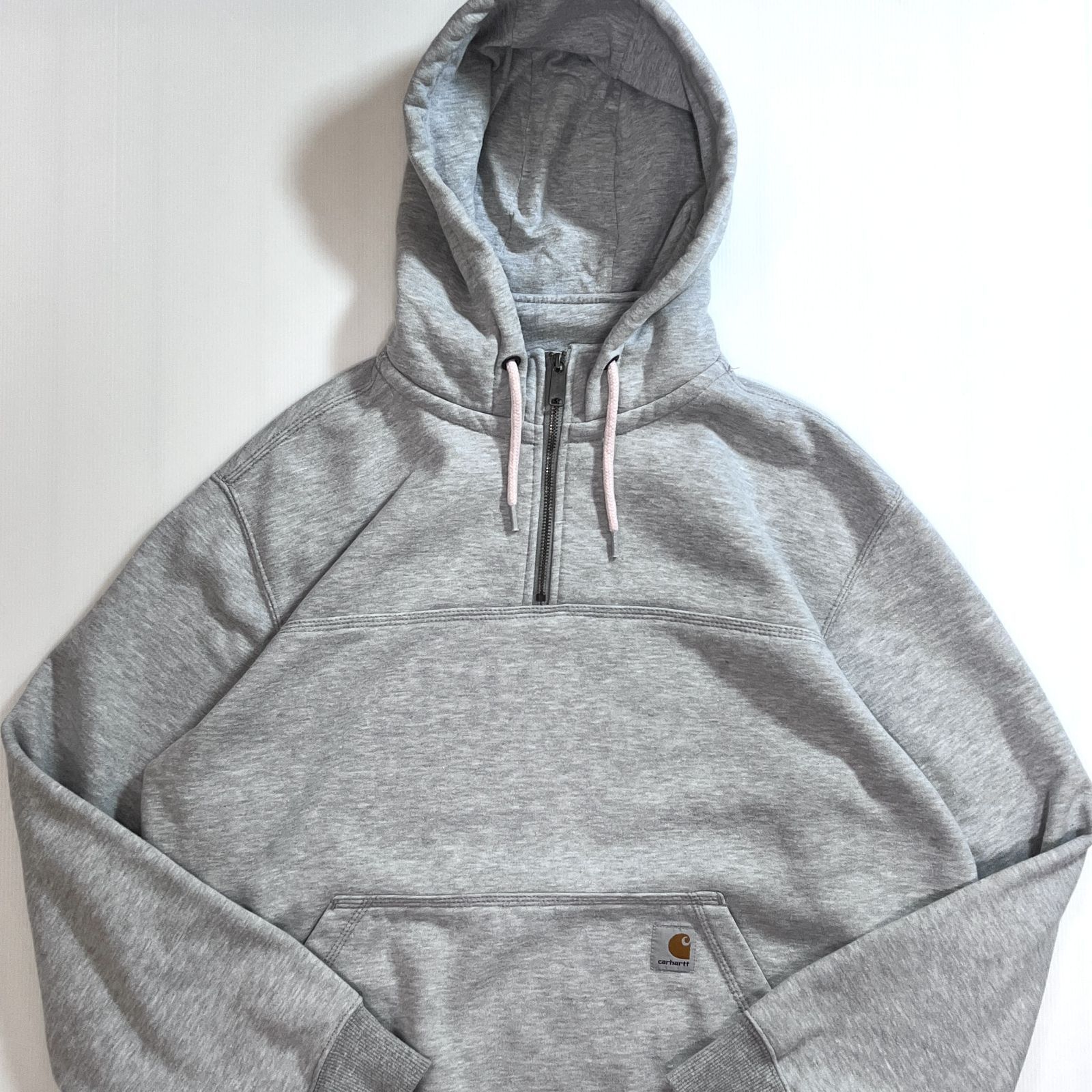 美品 Carhartt L カーハート レインディフェンダー ハーフジップ 