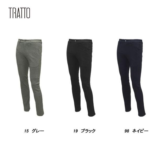 新作登場，人気セール トラット TRATTO メンズ 秋冬 ストレッチ ラグウオームプレミアミラノリブ裏起毛 ストレートパンツ 31-7212910 パンツ