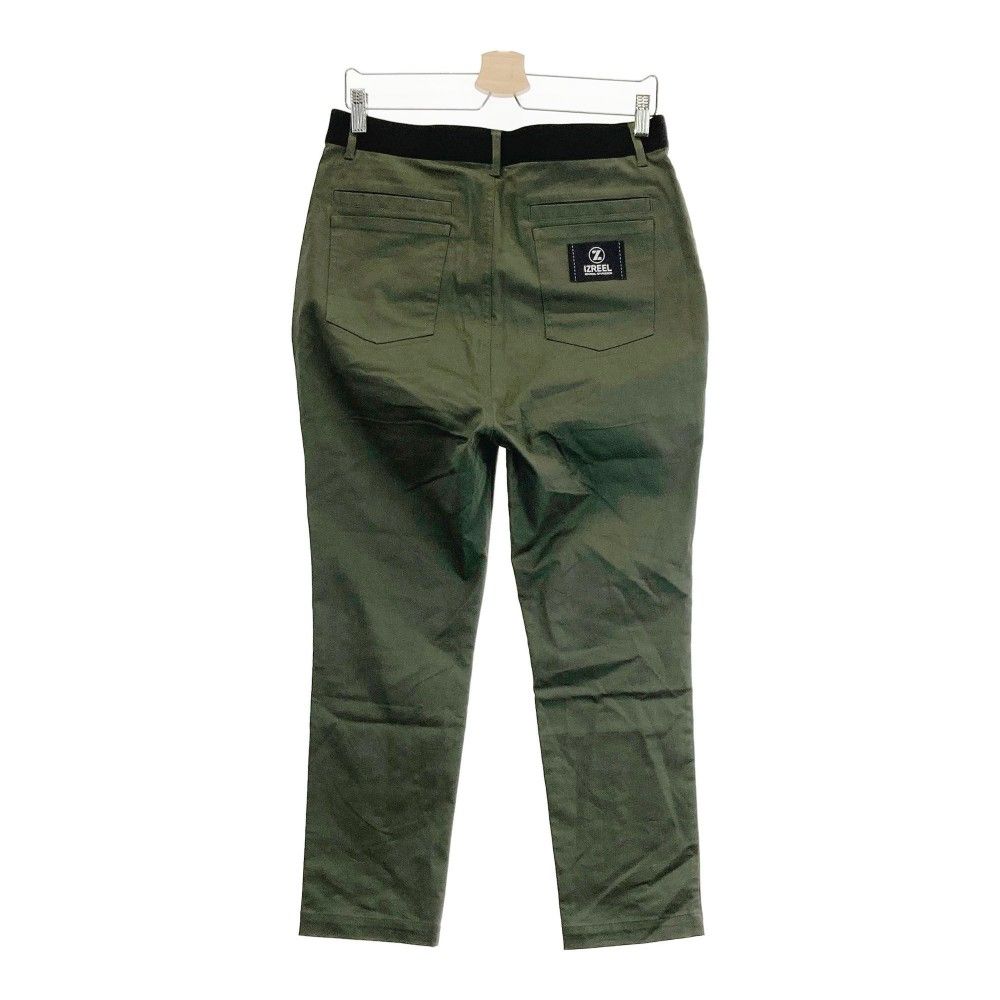 サイズ：M IZREEL イズリール IZR23AW109 ストレッチパンツ  カーキ系 [240101461637] ゴルフウェア メンズ ストスト IZREEL イズリール IZR23AW109 ストレッチパンツ カーキ系