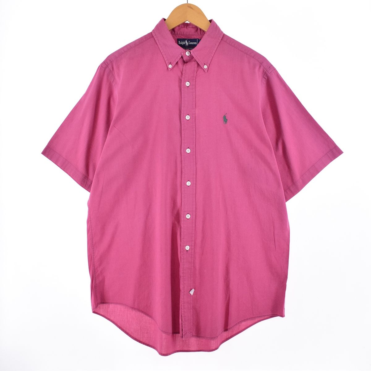 古着 ラルフローレン Ralph Lauren 半袖 ボタンダウンシャツ メンズL/eaa337152