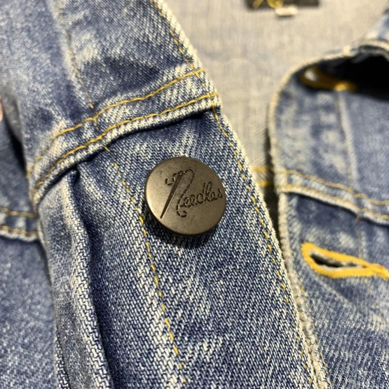 中古】NEEDLES 22SS Papillon Patches Jean Jacket サイズXL