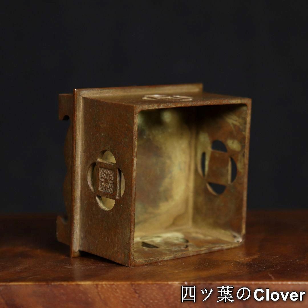 銅製 六角炉 香炉 茶道 書房香炉 香道具 装飾品 工芸品 置物