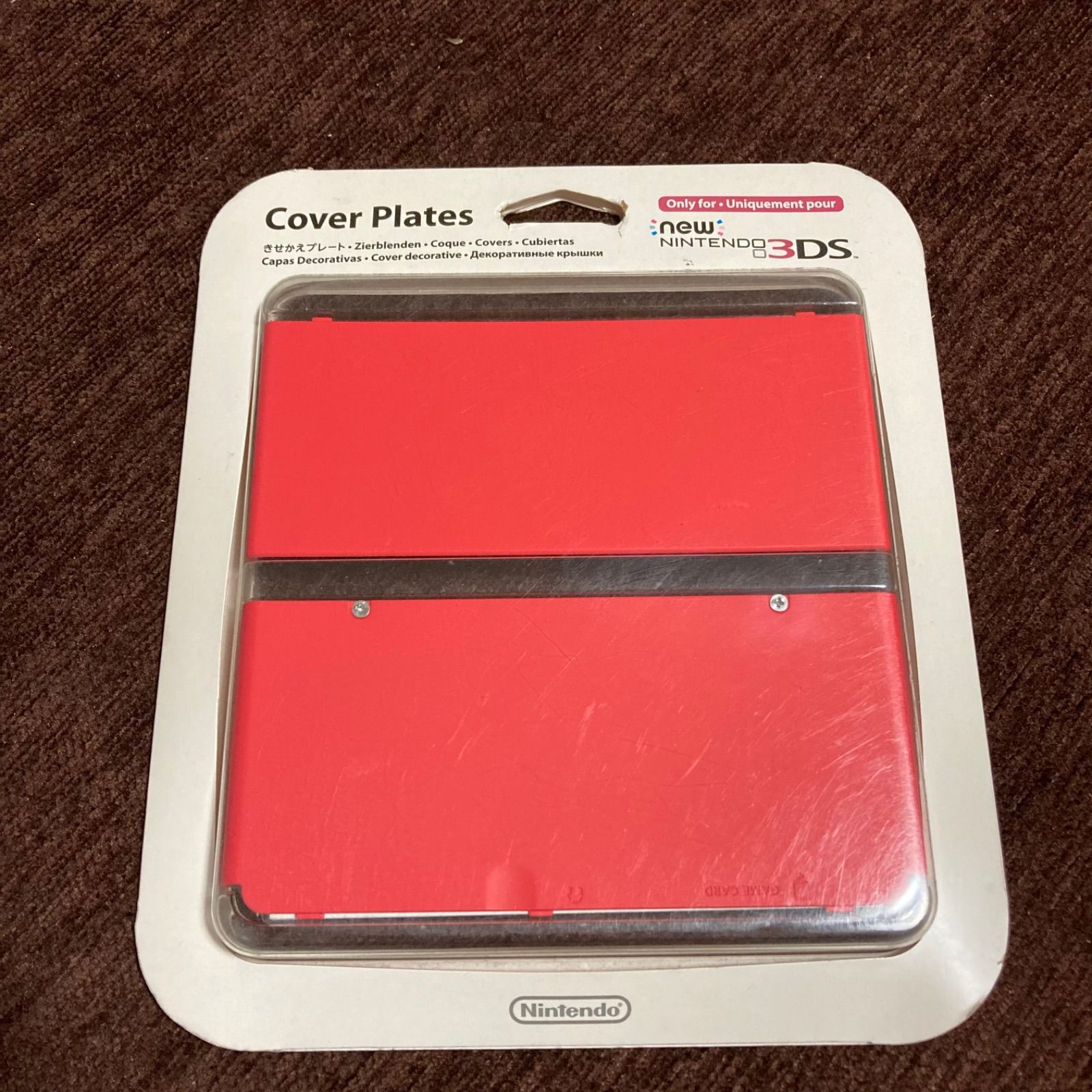 新品】3DS きせかえプレート 赤 レッド - メルカリ