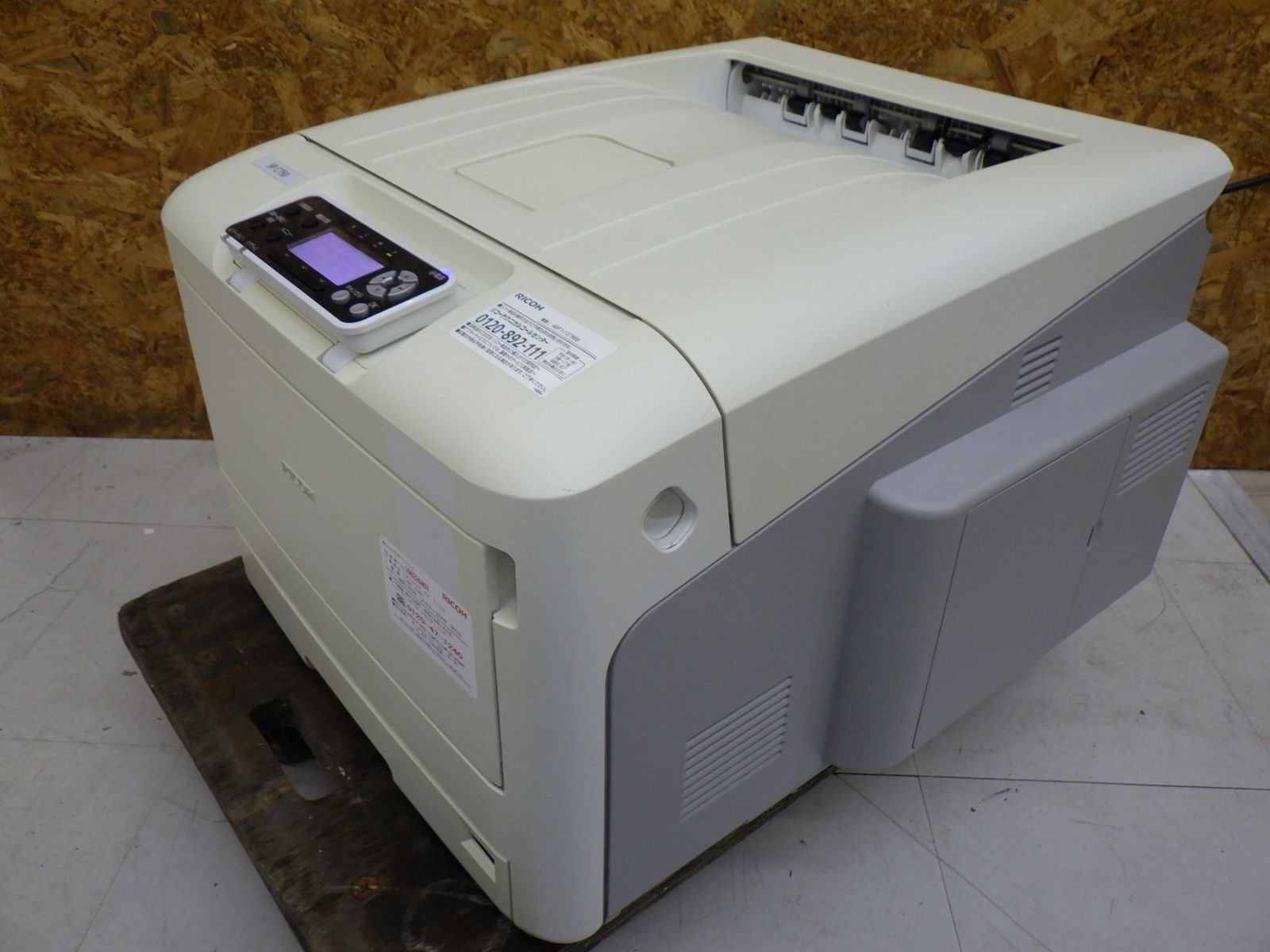 送料無料 リコー A3カラーレーザープリンター RICOH SP C750 印刷枚数50，129枚 重量41kg 中古品 P250117