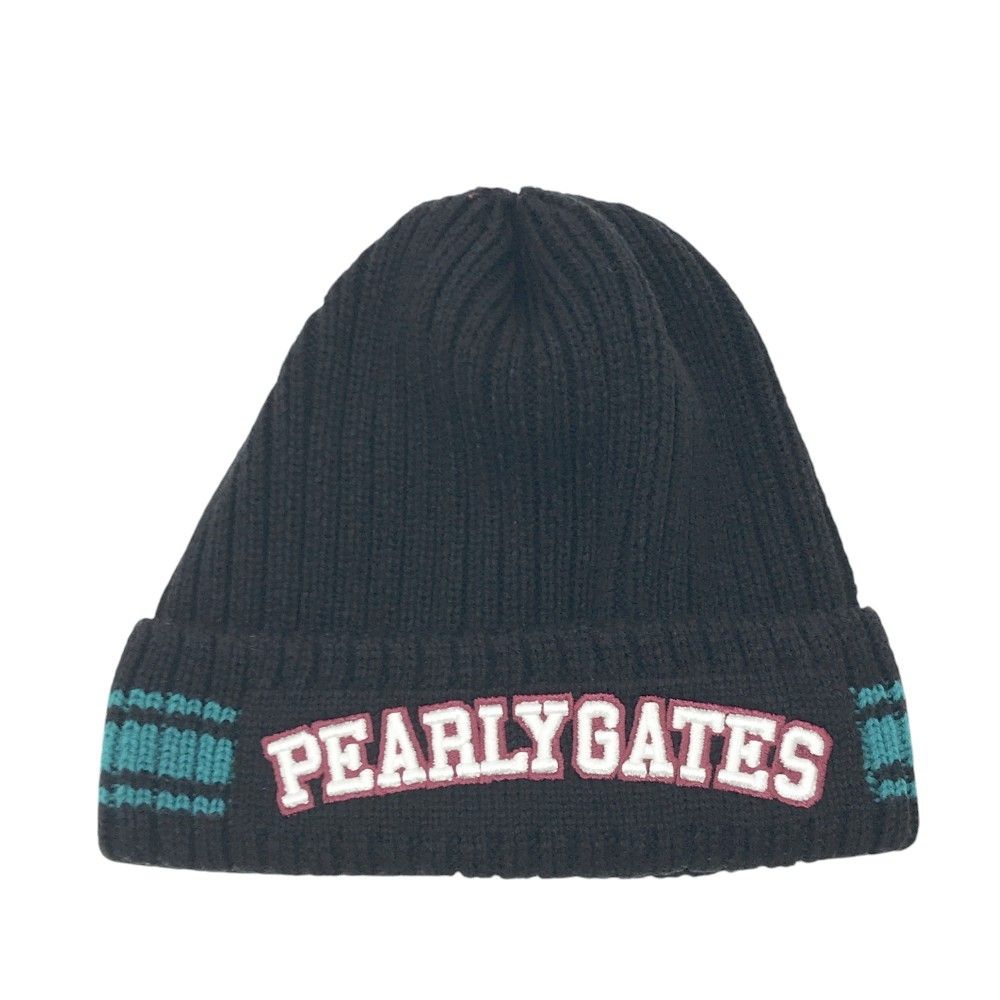 PEARLY GATES パーリーゲイツ 2024年モデル ニット帽  ブラック系 FR [240101336722] ゴルフウェア ストスト