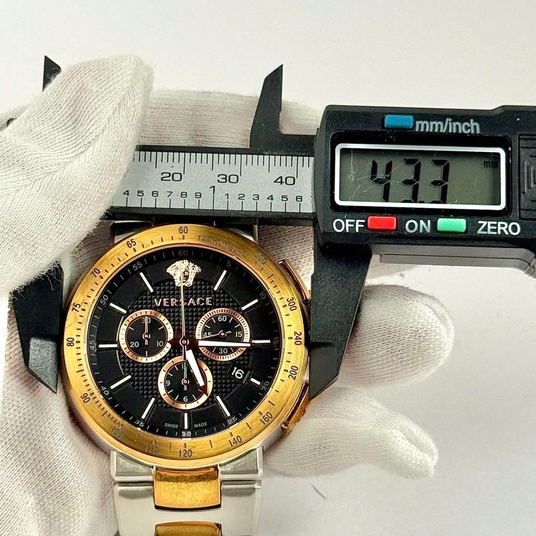 ヴェルサーチ メデューサ ミスティックスポーツ クロノグラフ 新品電池