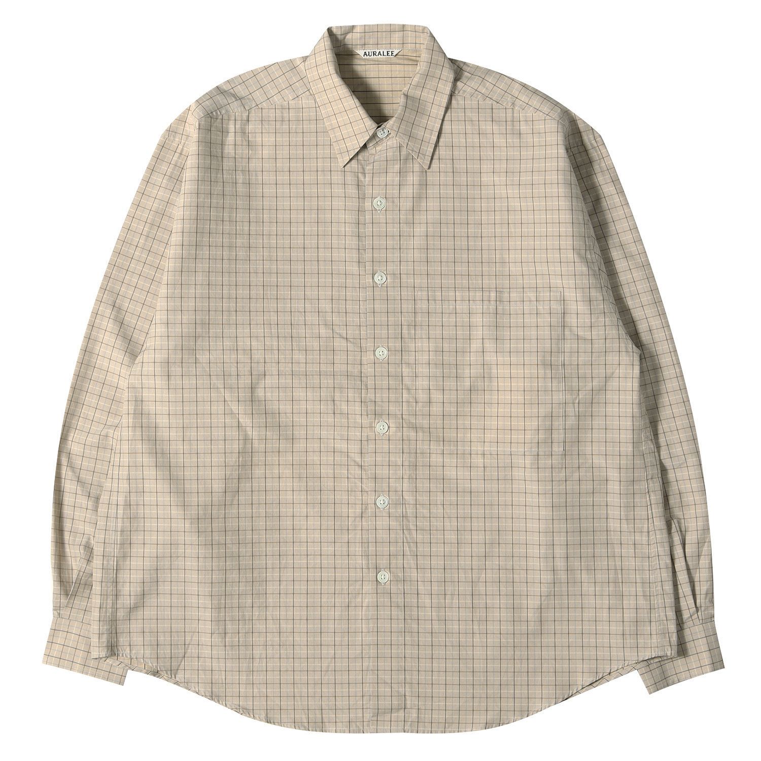 AURALEE(オーラリー) / 18AW/WASHED FINX TWILL BIG SHIRTS/長袖シャツ