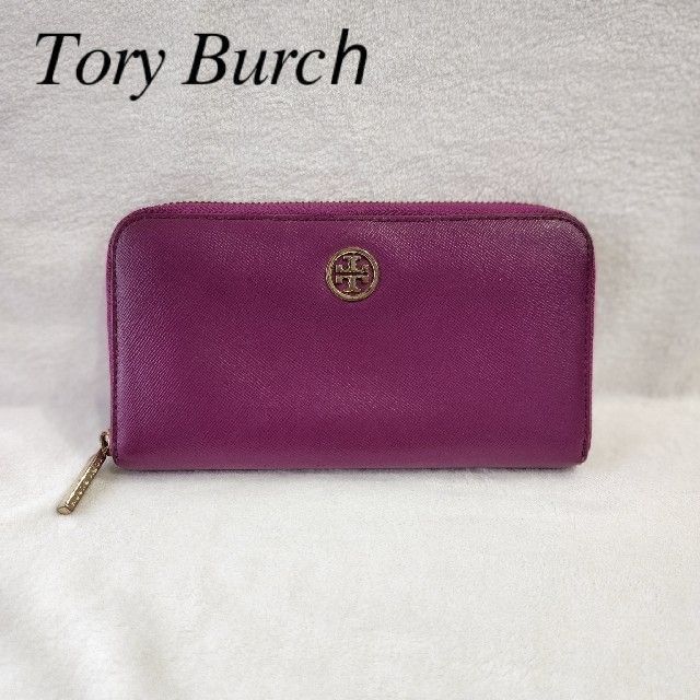 変更OK TORY BURCH 長財布 紫 トリーバーチ | noreastwhips.com