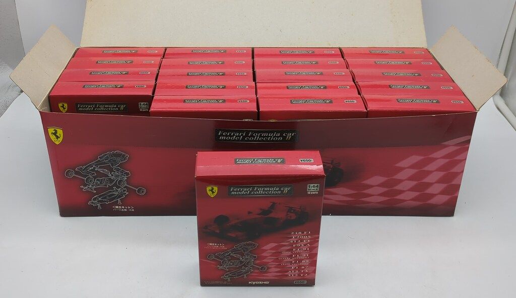 京商 フェラーリ フォーミュラカーシリーズ 2 未組立て 20点 京商 フェラーリ フォーミュラカーシリーズ 2 未組立て 20点