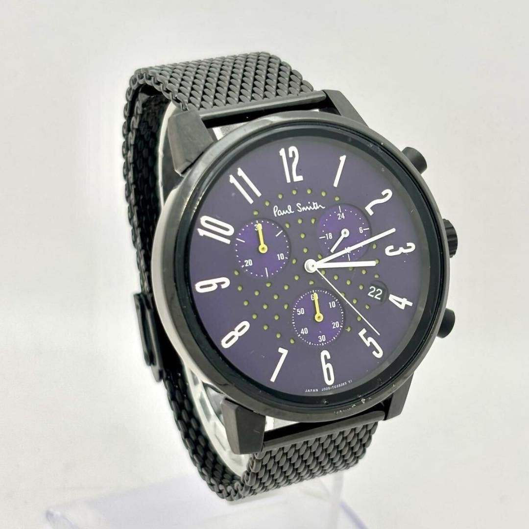 新品電池】Paul Smith ポールスミス クロノグラフ メンズ 腕時計