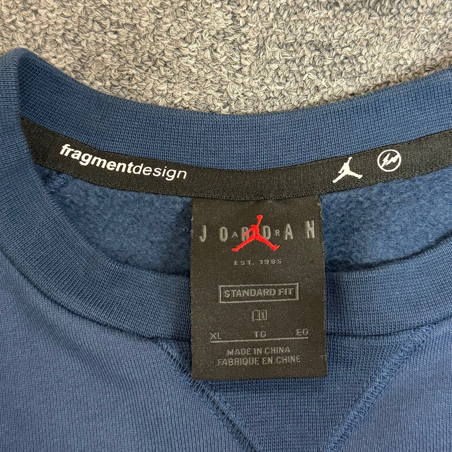 国内正規 NIKE 20AW JORDAN BRAND AS M J FG FLC CREW Fragment Design  