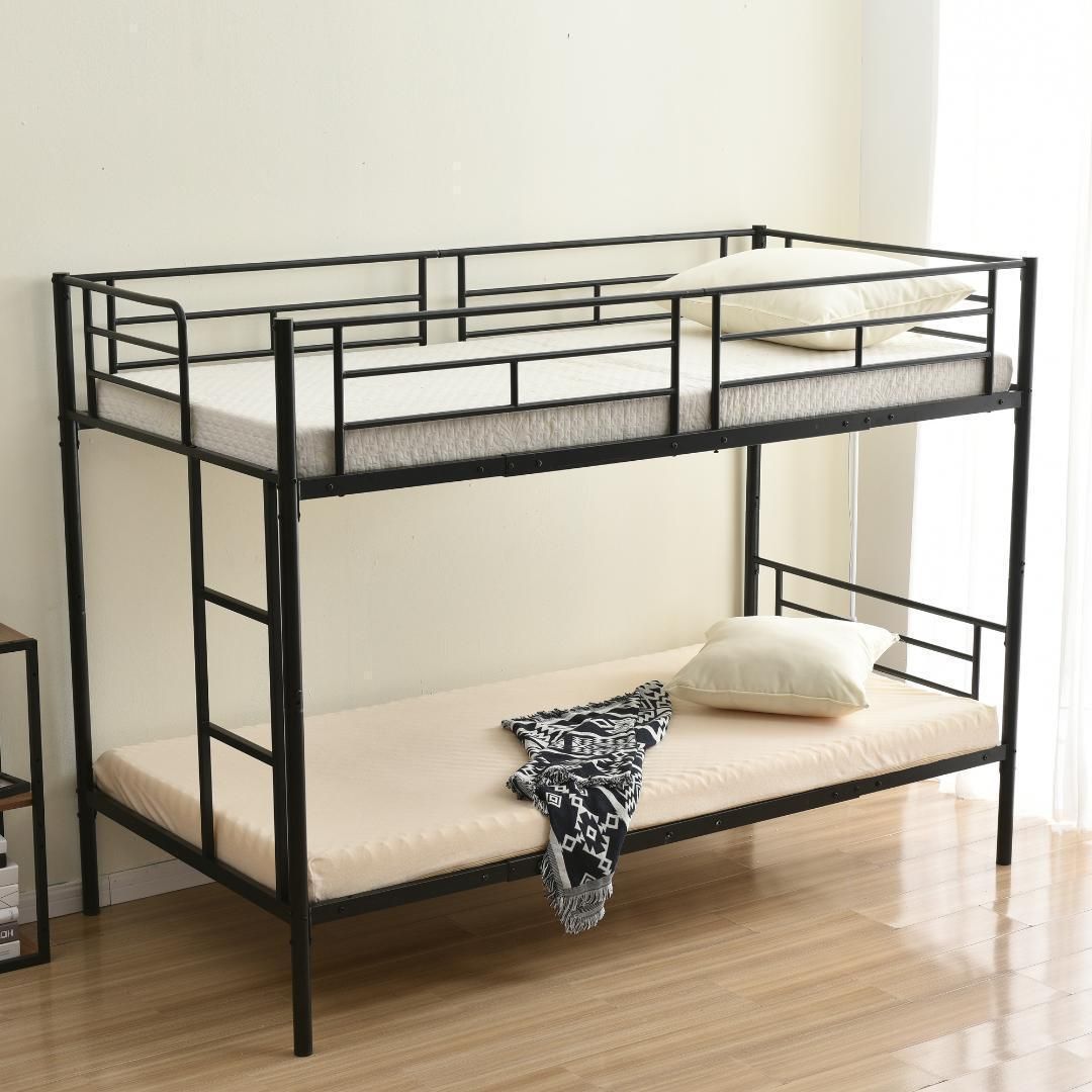 三段ベッド 3段ベッド スチール 耐震 ベッド シングル パイプベッド 社員寮