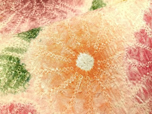 平和屋着物●豪華振袖　総絞り　霞花文　正絹　逸品　AABC0619ph 平和屋着物○豪華振袖 総絞り 霞花文 正絹 逸品 AABC0619ph - メルカリ