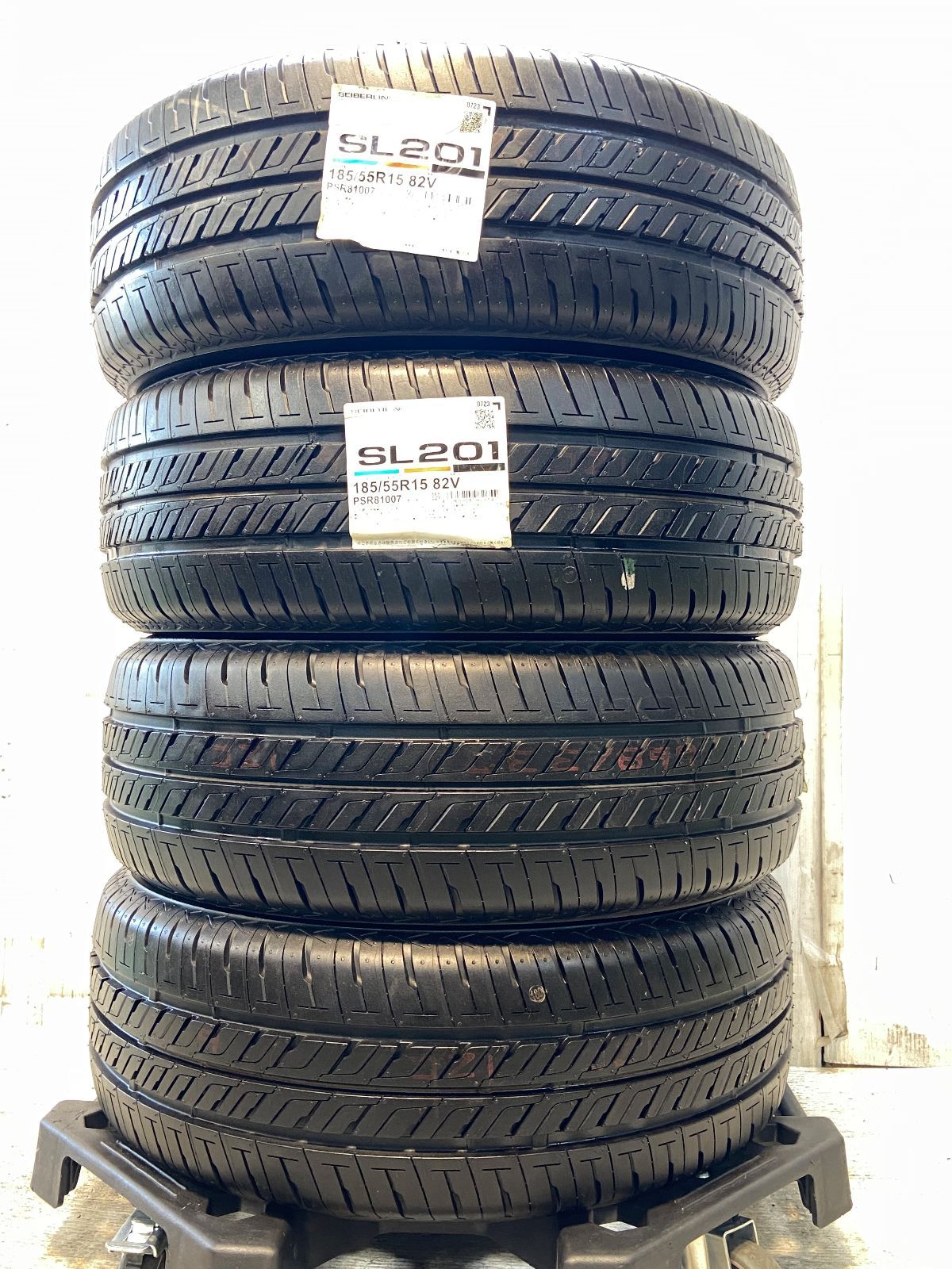 185/55R15 セイバーリング SL201 中古タイヤ サマータイヤ 4本セット 