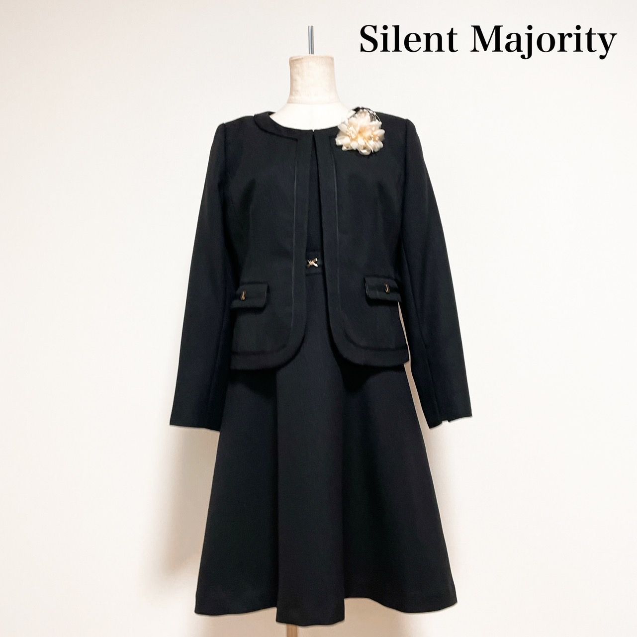 即納新作【美品】Silent Majority セットアップ　ノーカラー　ママスーツ スーツ・フォーマル・ドレス